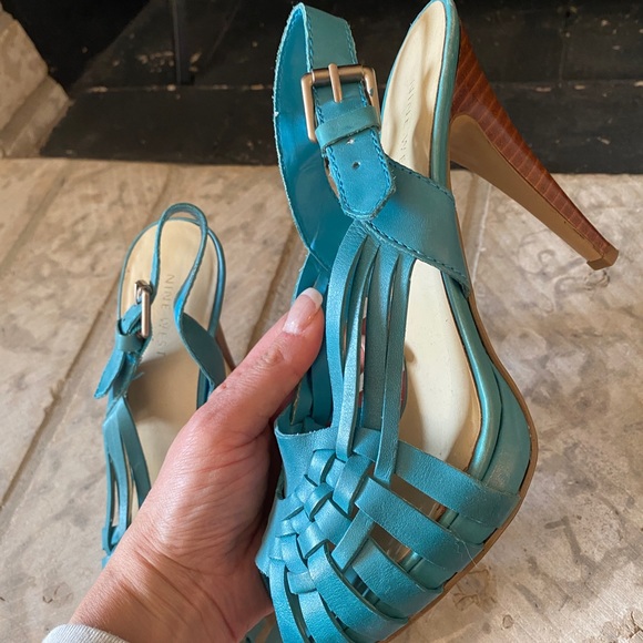 Nine West leather heel Sz 8 - Picture 7 of 7